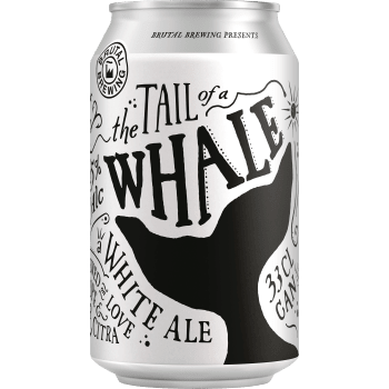 Öl White Ale 3,5% 330ml Brutal Brewing.