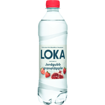 Vatten Kolsyrat Jordgubb Granatäpple 50cl Loka.