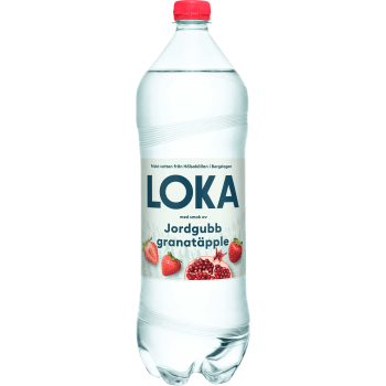 Vatten Kolsyrat Jordgubb Granatäpple 1,5l Loka.