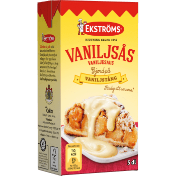 Vaniljsås 5dl Ekströms.