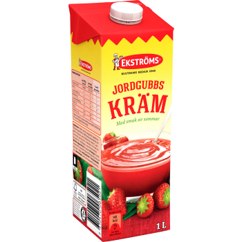Jordgubbskräm 1l Ekström.