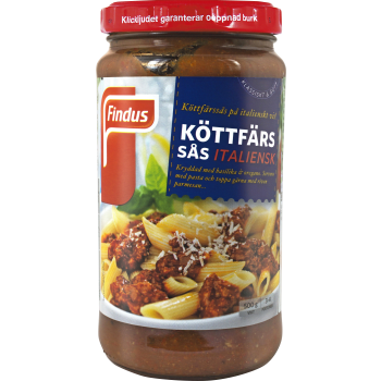 Köttfärssås Italiensk 500g Findus.