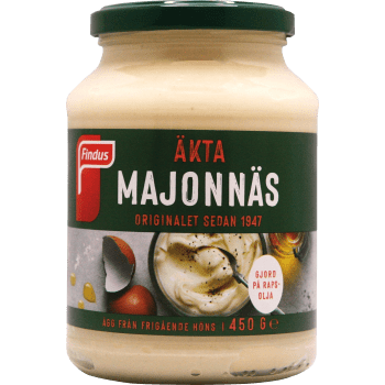 Äkta majonnäs 450g Findus.