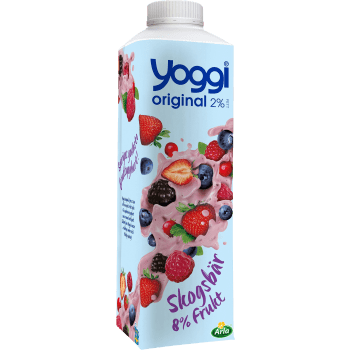 Yoghurt Original Skogsbär 2% 1000g Yoggi®.