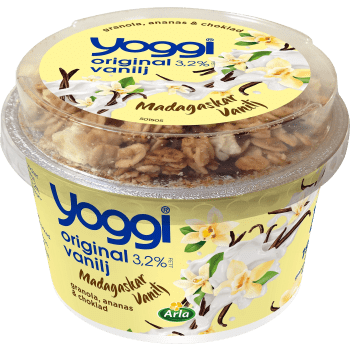 Vaniljyoghurt Madagaskar 3,2% 190g Yoggi®.