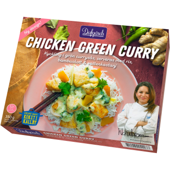 Chicken green curry 350g Dafgårds.