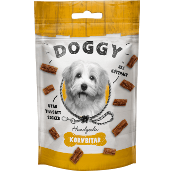 Hundgodis Korvbitar 55g Doggy.