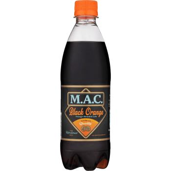 Läsk Smak Av Apelsincola 500ml MAC Black Orange.