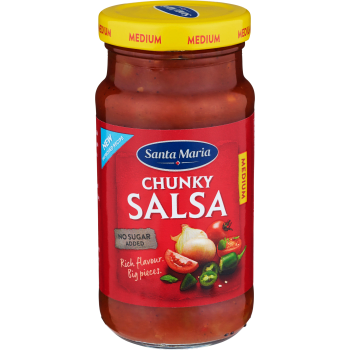 Chunky salsa Medium 230g Santa Maria.