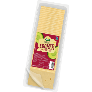 Familjefavoriter Edamer skivad 23% 750g Arla.