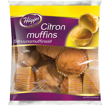 Citronmuffins 200g Hägges.
