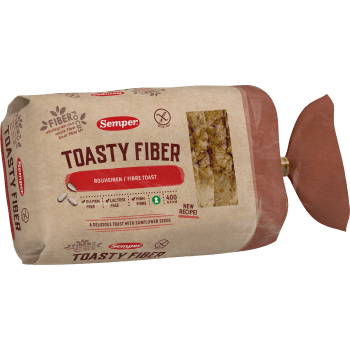 Toasty Fiber Fryst 400g Semper.