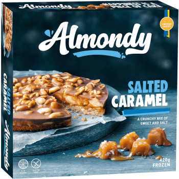 Salted caramel 420g Almondy.
