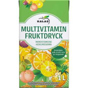 Multivitamindryck 1l Kalas.