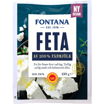 Feta 100% Fårmjölk 130g Fontana.