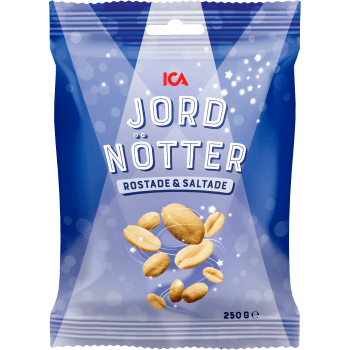 Jordnötter 250g ICA.