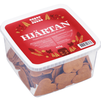 Pepparkakor Hjärtan 625g Nyåkers.