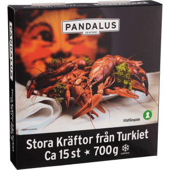 Kräftor 700g 15-p Pandalus.