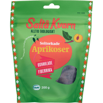 Aprikoser Soltorkade 200g KRAV Saltå Kvarn.
