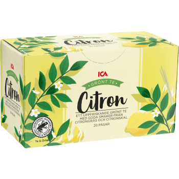 Grönt te Citron 20-p ICA.