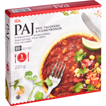 Mexikansk paj Fryst 220g ICA.