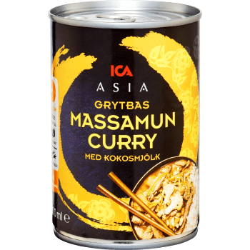 Massamun curry Grytbas 400ml ICA Asia.