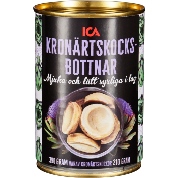 Kronärtskocksbottnar 390g ICA.