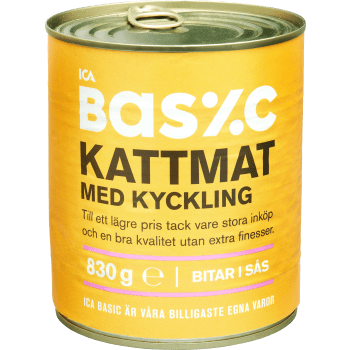 Kattmat Kyckling 830g ICA Basic.