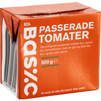Passerade Tomater 500g ICA Basic.
