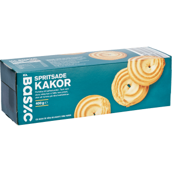 Spritsade kakor 400g ICA Basic.