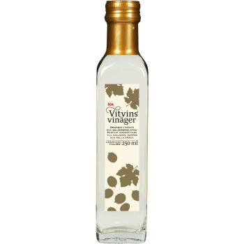 Vitvinsvinäger 250ml ICA.