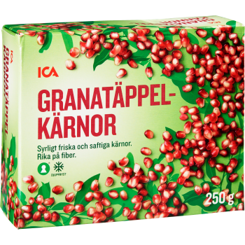 Granatäppelkärnor Fryst 250g ICA.