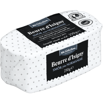 Smör från Normandie 80% 250g ICA Selection.