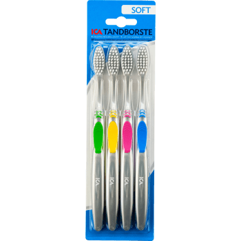 Tandborstar Mjuk 4-p ICA.