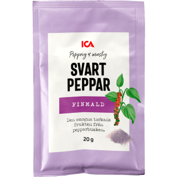 Svartpeppar Finmalen 20g ICA.
