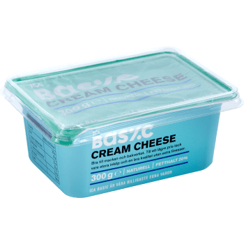 Cream cheese Naturell 300g ICA Basic.