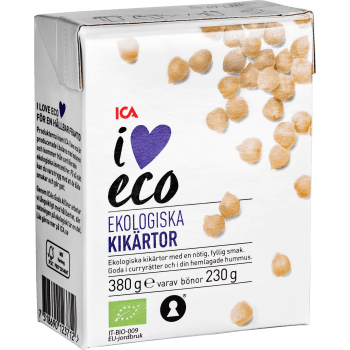 Kikärtor 380g ICA I Love Eco.