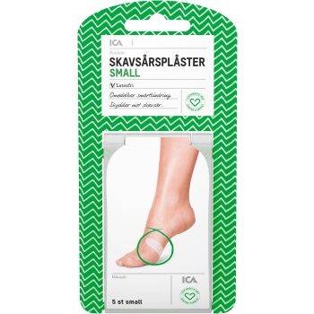 Skavsårsplåster Small 5-p ICA Hjärtat.