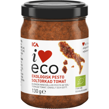 Eko Pesto soltorkad tomat 130g ICA.