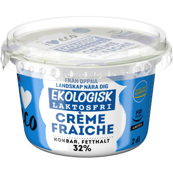 Crème fraiche Laktosfri 32% 2dl ICA I love eco.
