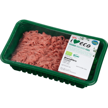 Blandfärs Färsk 50/50 18% 500g KRAV ICA I love eco.