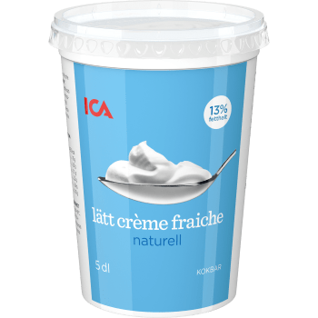 Crème fraiche Lätt 13% 5dl ICA.