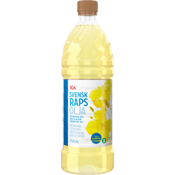 Rapsolja Svensk 750ml ICA.