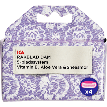 Rakblad dam 5-blad 4-p ICA.