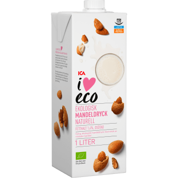 Mandeldryck Naturell 1l ICA I love eco.