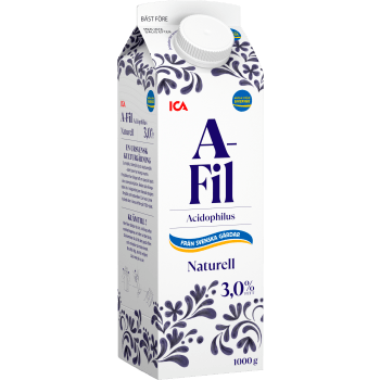 A-fil Naturell 3% 1000g ICA.