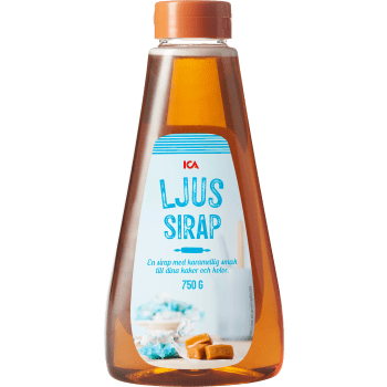 Ljus sirap 750g ICA.