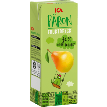 Fruktdryck Päron 20cl ICA.