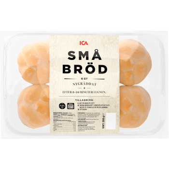 Småbröd 6-p 300g ICA.