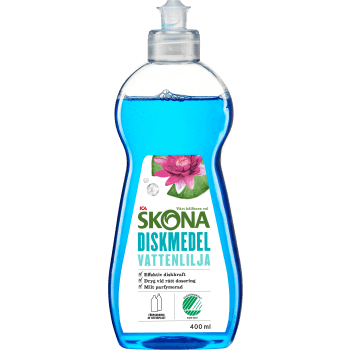 Handdiskmedel Vattenlilja 400ml Miljömärkt ICA Skona.